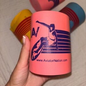 Aviator Nation Foam Koozies Can Cooler set/4